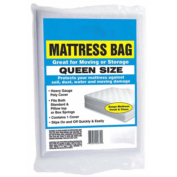 4 Mil King Twin Queen Mattress Protector Waterproof Mattress Cover Moving Bag Heavy Duty